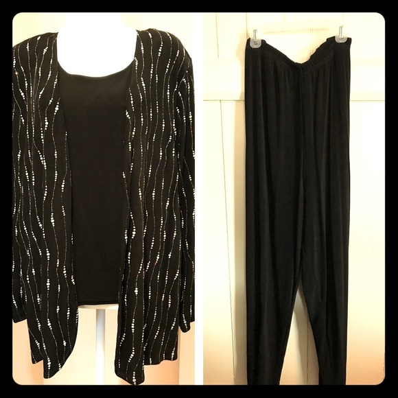 En Focus 2/3 piece Top/Jacket and Pants set - Picture 1 of 5